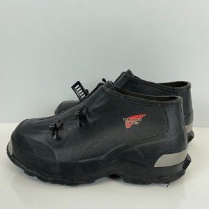 Red Wing Shoes Supersize 2 Buckle Overshoes Black Rubber Mens Size 7
